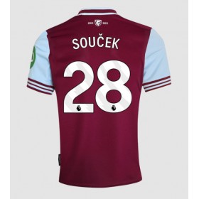 Pánské fotbalový oblečení West Ham United Tomas Soucek #28 Domácí košile 2024-25 Krátkým Rukávem